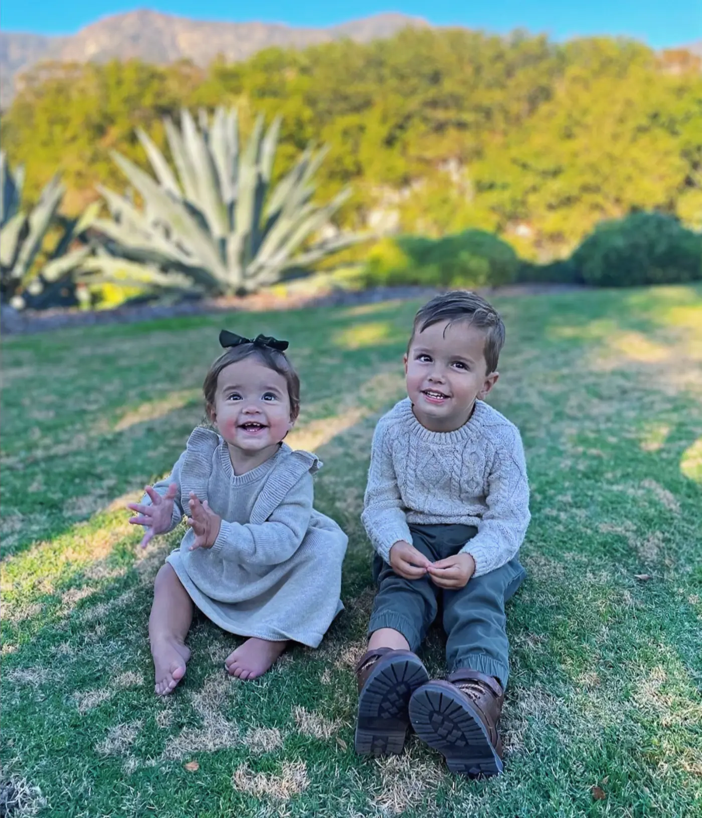 Marcos' kids, Benny and Sofia